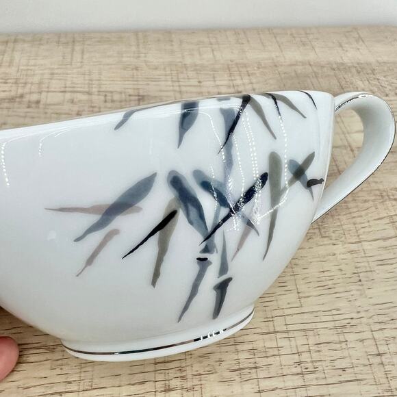 Noritake VINTAGE 50s Japanese Porcelain Sugar & Creamer Set Bamboo 2133 B05 - Picture 10 of 14